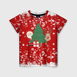 Детская футболка Новогоднее настроение Santa