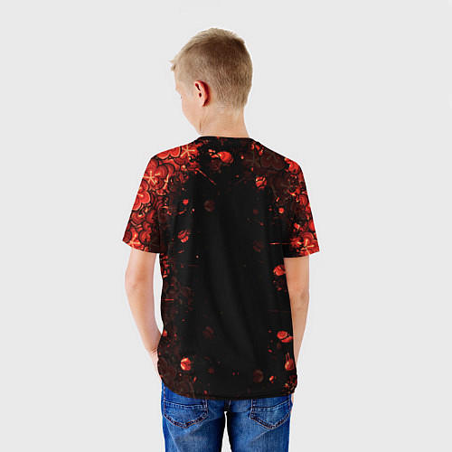 Детская футболка GENSHIN IMPACT HU TAO ГЕНШИН ИМПАКТ ХУ ТАО FLOWERS / 3D-принт – фото 4