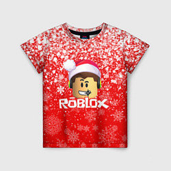 Детская футболка ROBLOX НОВОГОДНИЙ SMILE 2022
