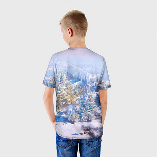 Детская футболка SnowRunner Гонки по бездорожью / 3D-принт – фото 4