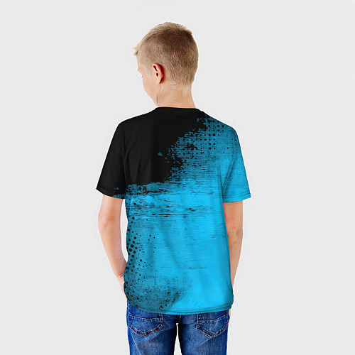 Детская футболка Manchester City голубая форма / 3D-принт – фото 4