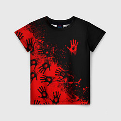Детская футболка Death Stranding Отпечаток рук паттерн