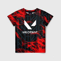 Детская футболка Valorant Fire