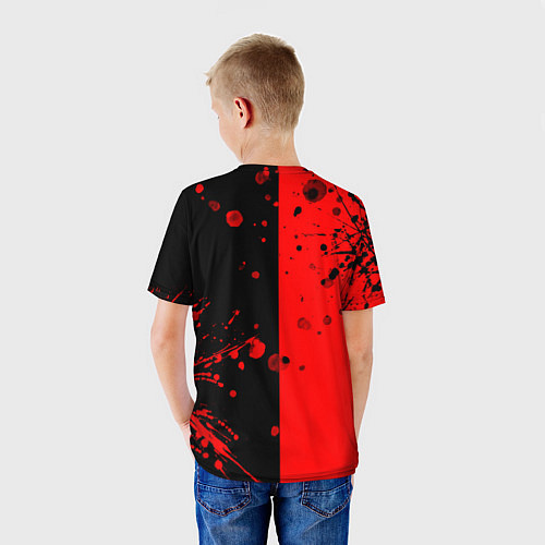 Детская футболка Payton Moormeie брызги / 3D-принт – фото 4