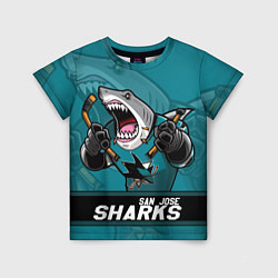 Детская футболка San Jose Sharks, Сан Хосе Шаркс