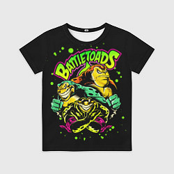 Футболка детская Battletoads Боевые Жабы, цвет: 3D-принт