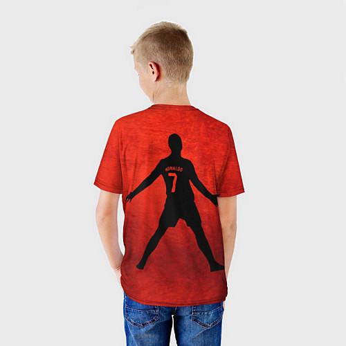 Детская футболка MU Manchester United MU / 3D-принт – фото 4