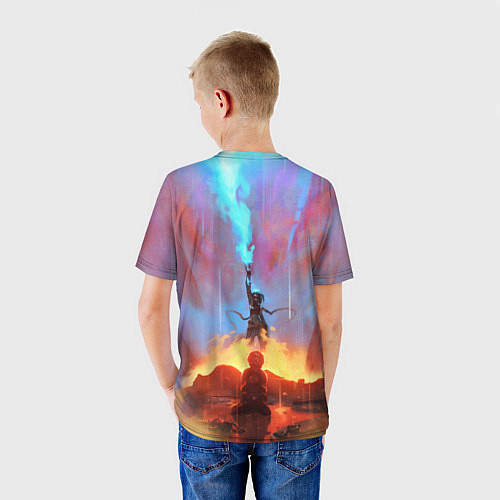 Детская футболка JINX ARCANE LOL LEAGUE OF LEGENDS / 3D-принт – фото 4