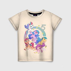 Футболка детская G5 My Little Pony, цвет: 3D-принт