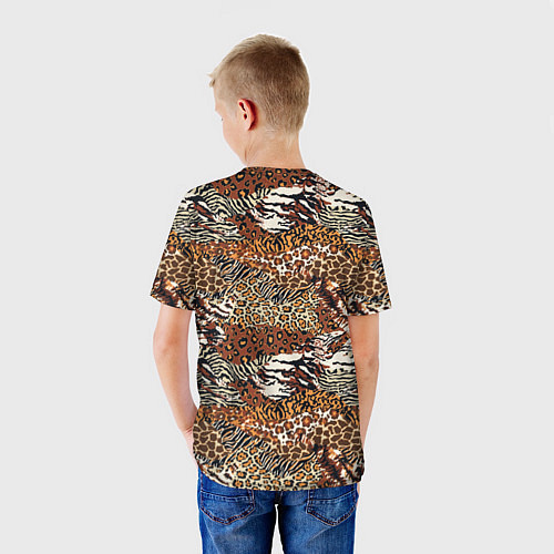 Детская футболка Шкуры Диких Животных / 3D-принт – фото 4
