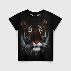 Детская футболка Тигр в Темноте Глаза Зверя