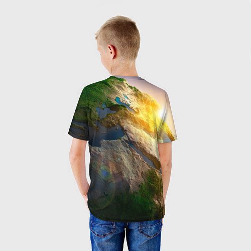 Детская футболка Мир Без Границ / 3D-принт – фото 4