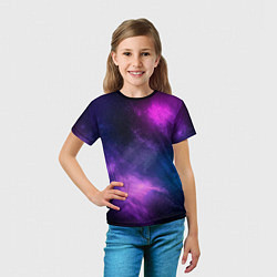 Футболка детская Космос Galaxy, цвет: 3D-принт — фото 2