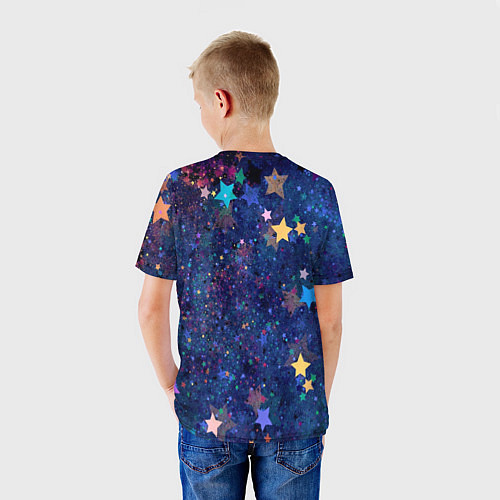 Детская футболка Звездное небо мечтателя / 3D-принт – фото 4