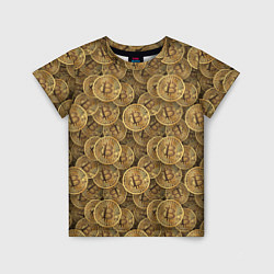 Детская футболка Bitcoins