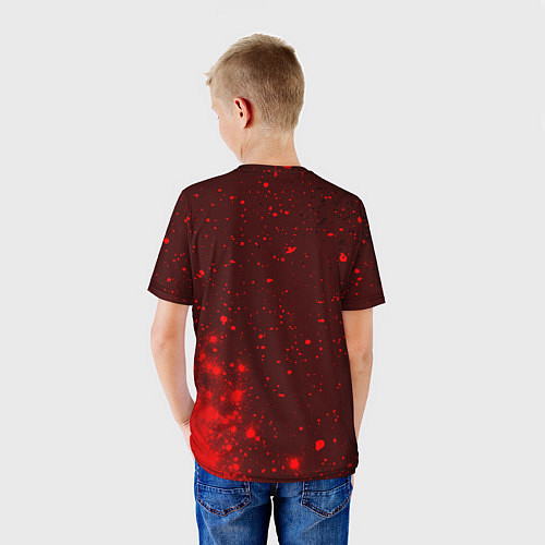 Детская футболка ВЕДЬМАК Краски / 3D-принт – фото 4