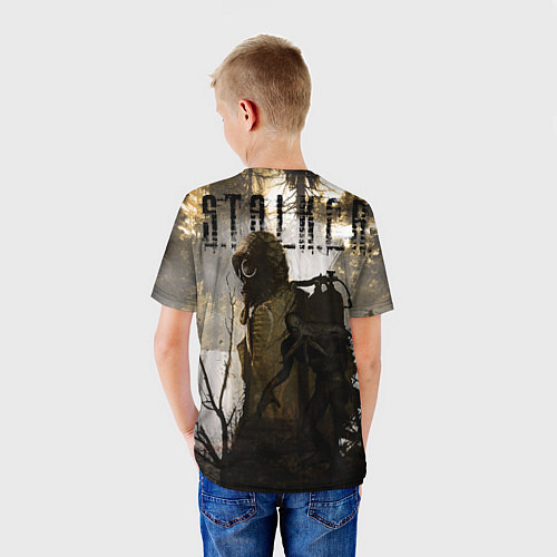 Детская футболка Stalker forest / 3D-принт – фото 4