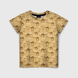 Детская футболка Верблюды