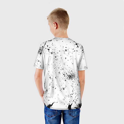 Детская футболка Леви Брызги Пламя / 3D-принт – фото 4