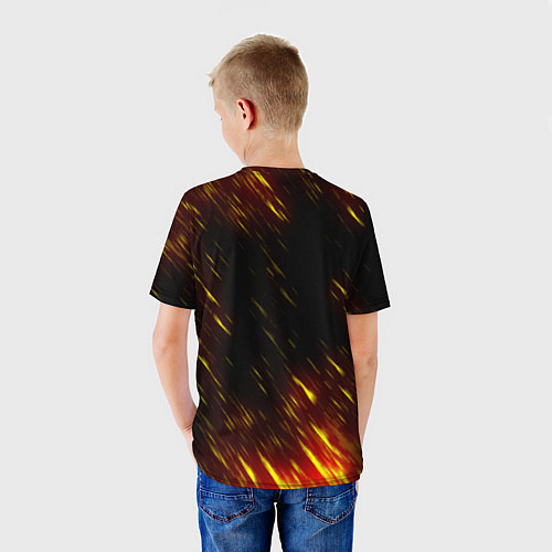 Детская футболка ACDC Neon / 3D-принт – фото 4