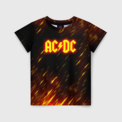 Детская футболка ACDC Neon