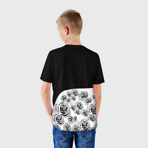 Детская футболка Леви Розы Атака Титанов / 3D-принт – фото 4