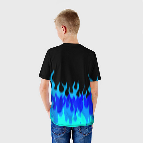Детская футболка Poppy Playtime - Fire / 3D-принт – фото 4