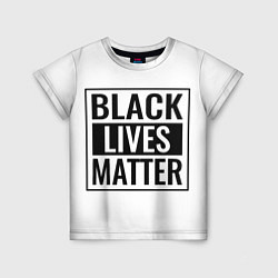 Детская футболка Black Lives Matters