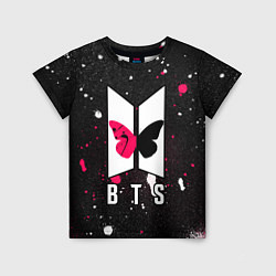 Детская футболка BTS Бабочка