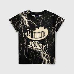Детская футболка Bendy and the Ink Machine МОЛНИЯ