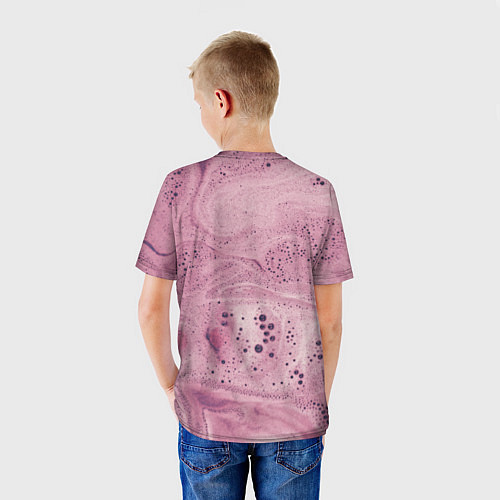 Детская футболка Нежная розовая пенка / 3D-принт – фото 4