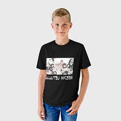 Футболка детская Магическая битва персонажи, цвет: 3D-принт — фото 2