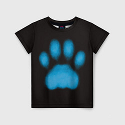 Детская футболка След кота