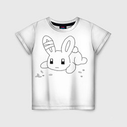 Детская футболка Sad Hare