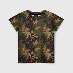 Детская футболка Военный Камуфляж Military