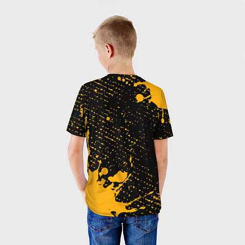 Детская футболка БАБЛ КВАС - Брызги / 3D-принт – фото 4
