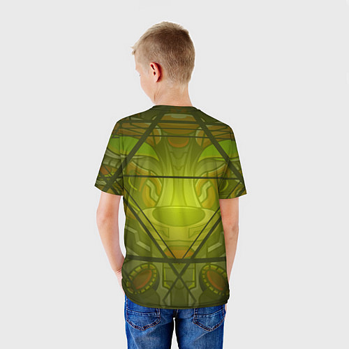 Детская футболка Кибер-лис / 3D-принт – фото 4