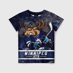 Детская футболка Виннипег Джетс, Winnipeg Jets Маскот