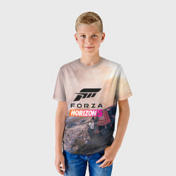 Футболка детская Форза Forza horizon 5, цвет: 3D-принт — фото 2