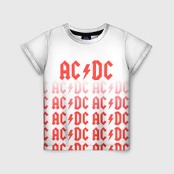 Детская футболка Acdc Паттерн