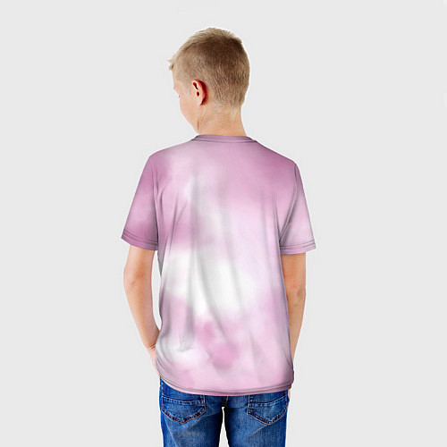 Детская футболка Tie-dye Pink / 3D-принт – фото 4