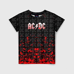 Детская футболка Acdc Паттерн