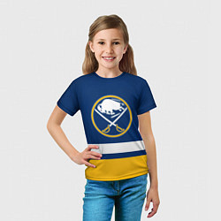 Футболка детская Buffalo Sabres, Баффало Сейберз, цвет: 3D-принт — фото 2