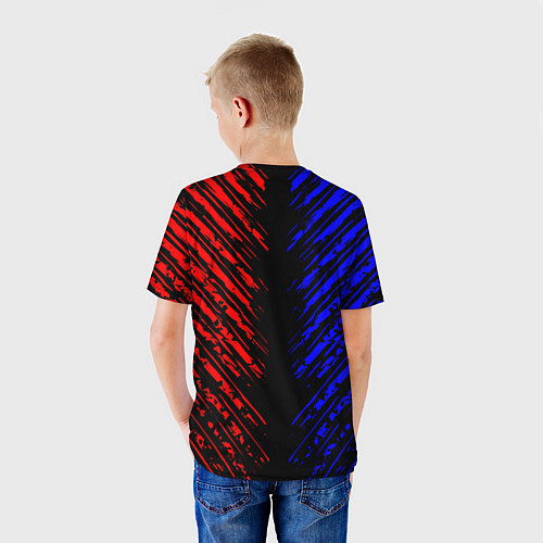 Детская футболка Russia Герб Патриот / 3D-принт – фото 4