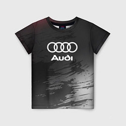 Футболка детская Audi туман, цвет: 3D-принт
