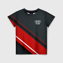 Детская футболка Audi sport red