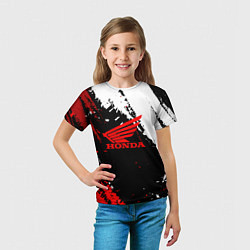 Футболка детская Honda Logo Auto, цвет: 3D-принт — фото 2
