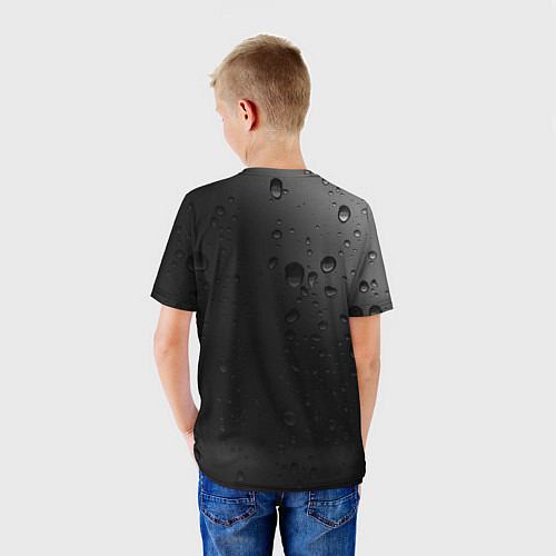 Детская футболка MERCEDES - Капли / 3D-принт – фото 4