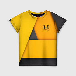 Детская футболка Honda - Yellow