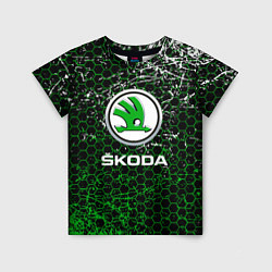 Детская футболка Skoda: Соты